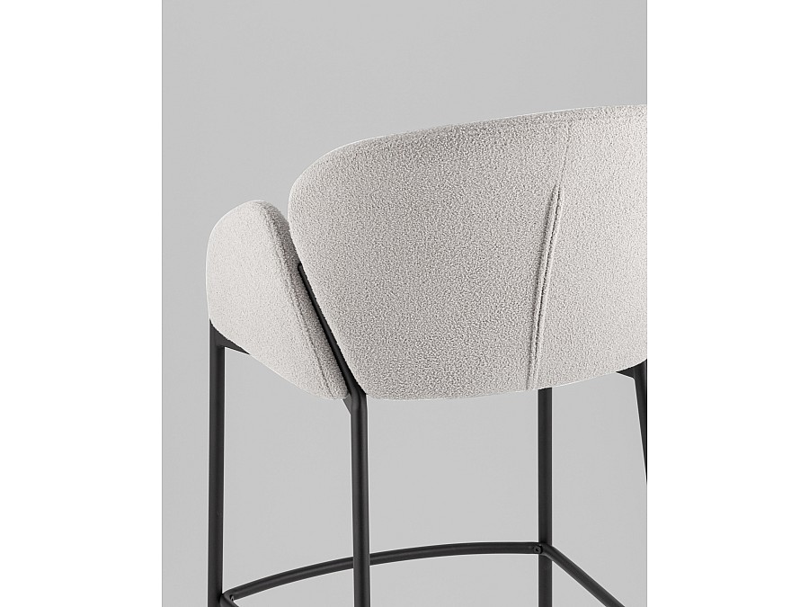 Стул барный Melia светло-серый