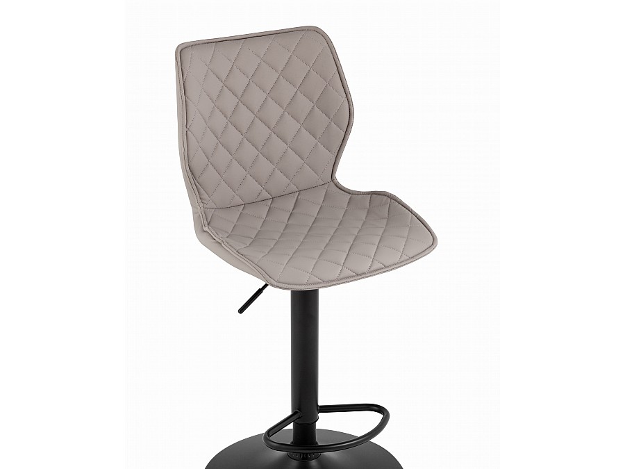 Стул барный Dome экокожа серый