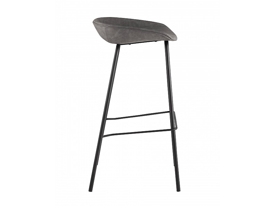 Стул барный Beetle Lite PU серый
