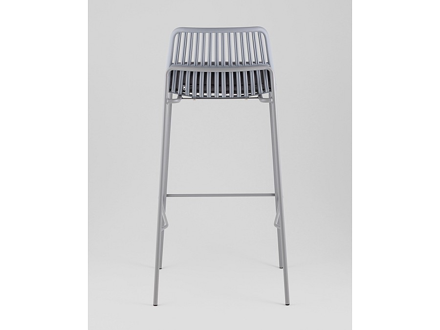 Стул барный Louran с подушкой серый