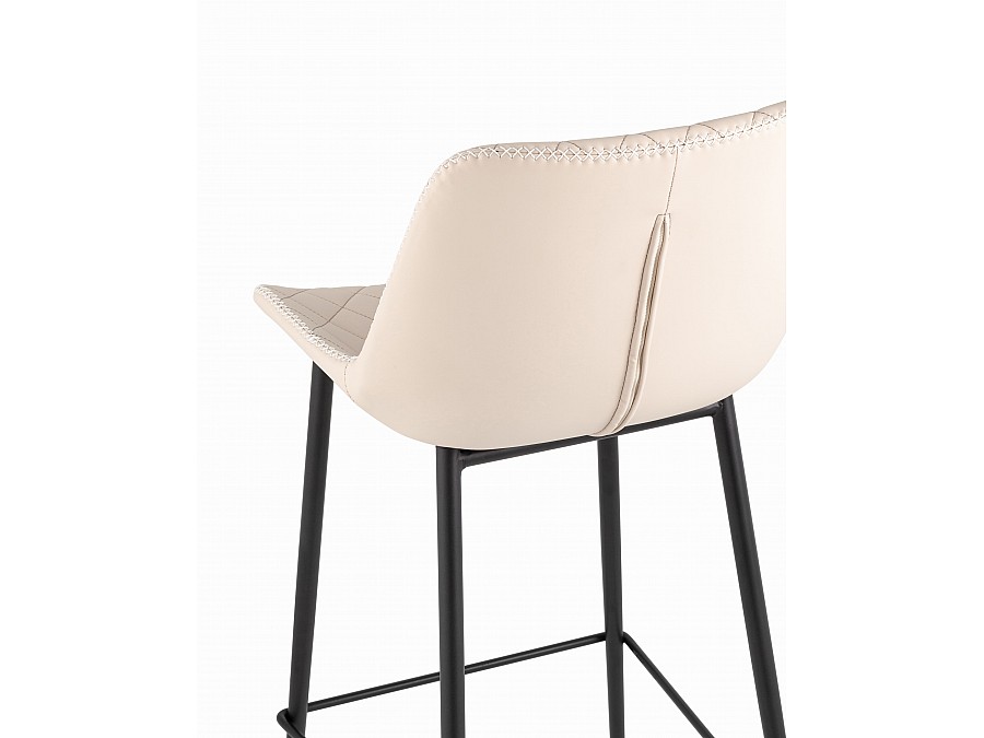 Стул барный Arch экокожа светло-серый