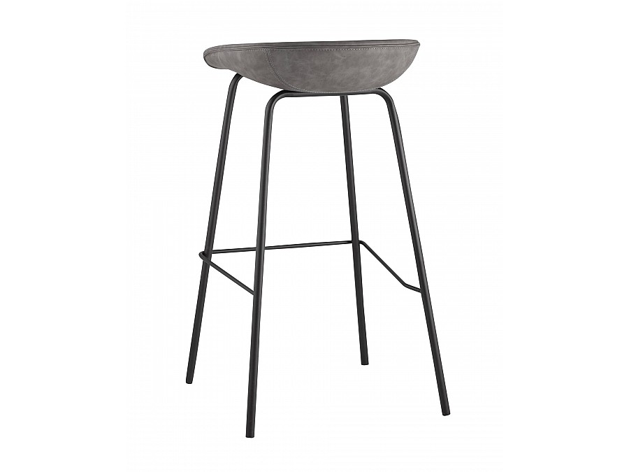 Стул барный Beetle Lite PU серый