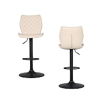 Стул барный Dome экокожа светло-серый 2 шт