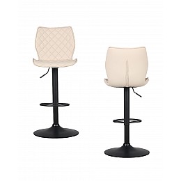 Стул барный Dome экокожа светло-серый 2 шт