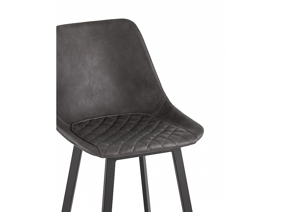 Стул барный TEXAS экокожа серый