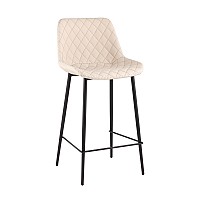 Стул барный Arch экокожа светло-серый