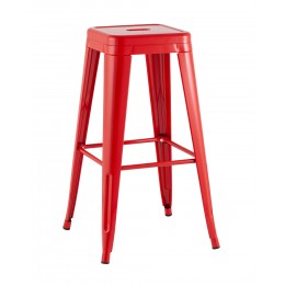 Стул барный TOLIX красный глянцевый KD