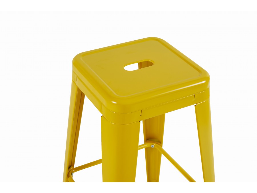Стул барный TOLIX желтый глянцевый KD 4 шт.