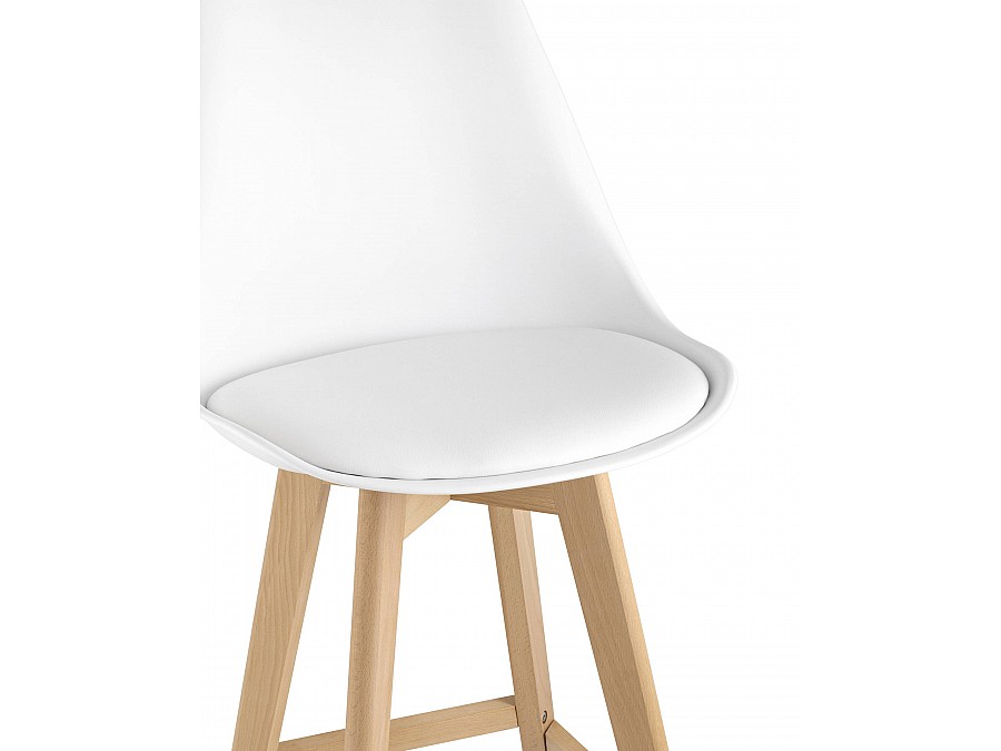 Стул барный FRANKFURT белый