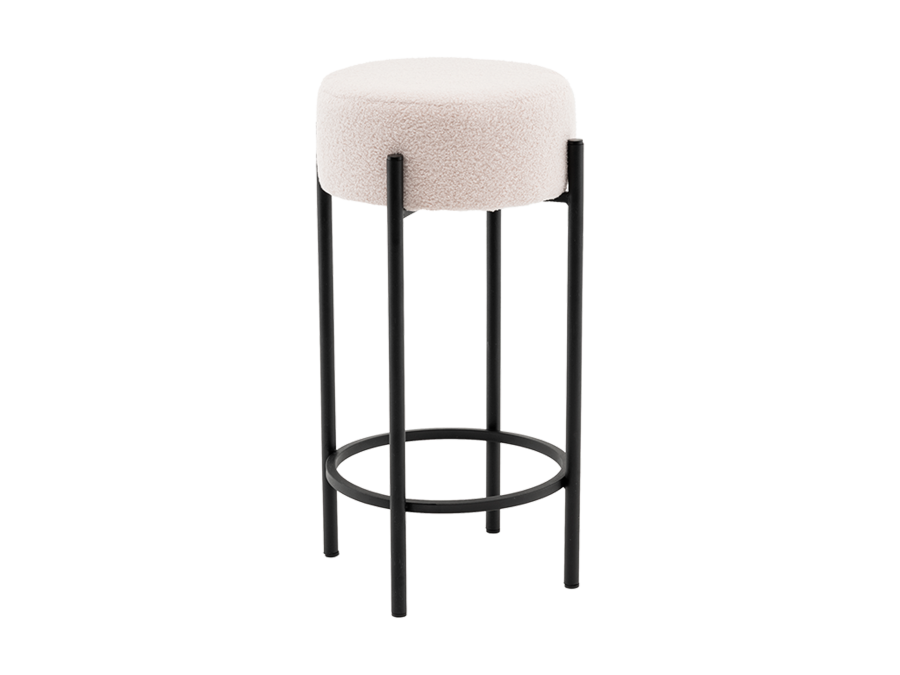 Стул барный Беккет букле бежевый