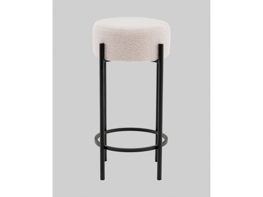 Стул барный Беккет букле бежевый