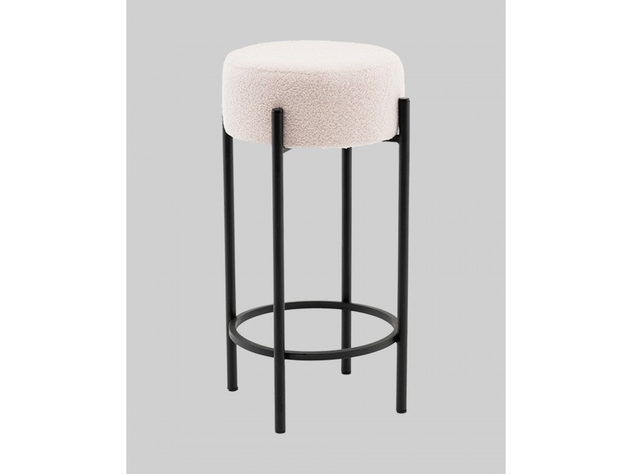 Стул барный Беккет букле бежевый