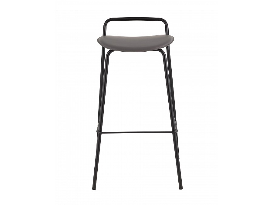 Стул барный Mantis экокожа темно-серый
