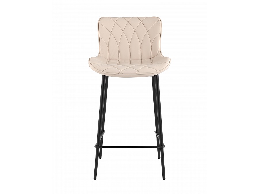 Стул барный Vault экокожа светло-серый