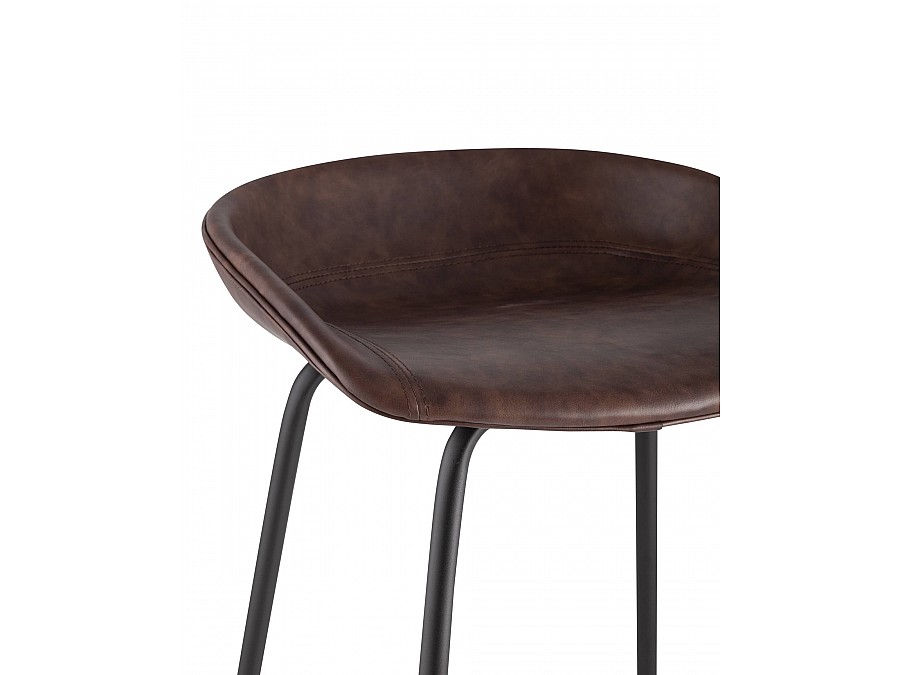 Стул барный Beetle Lite PU коричневый