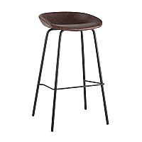 Стул барный Beetle Lite PU коричневый