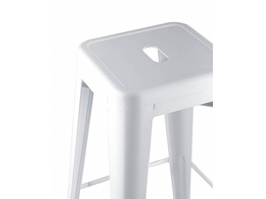 Стул барный TOLIX белый глянцевый