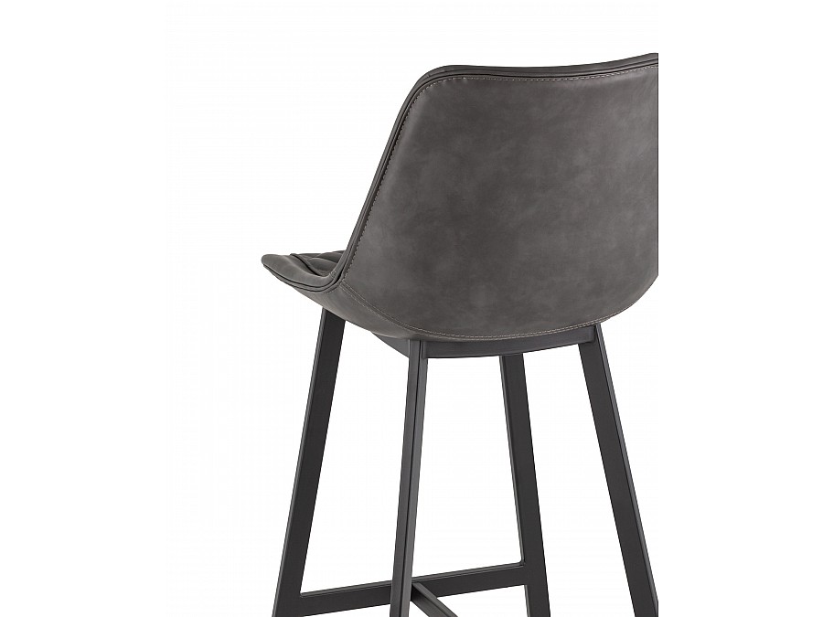 Стул барный TEXAS экокожа серый