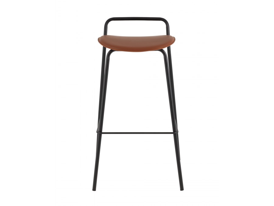 Стул барный Mantis экокожа коричневый