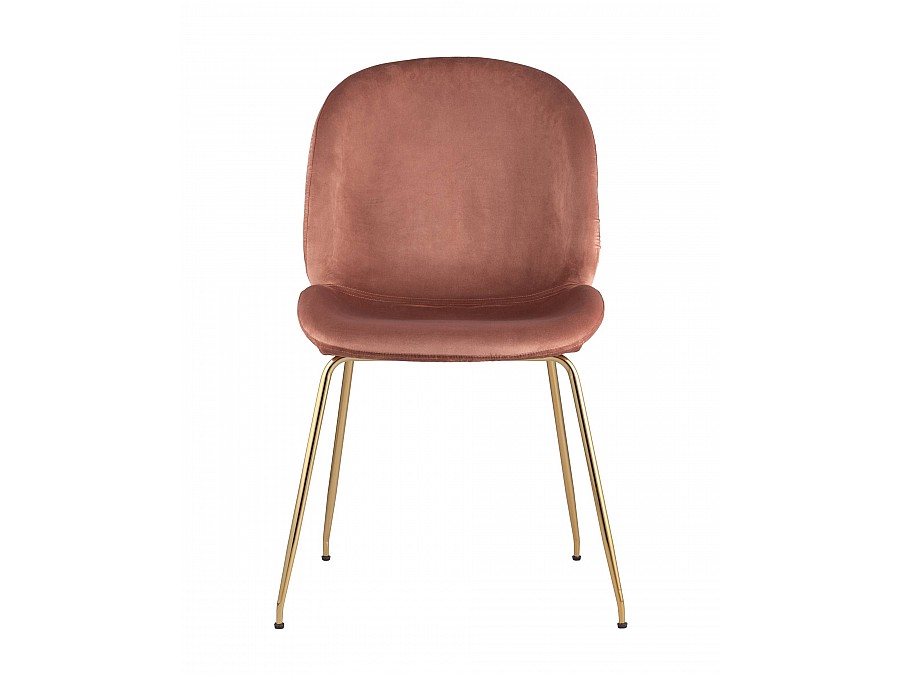 Стул барный Beetle со спинкой пудровый