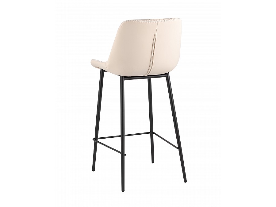 Стул барный Arch экокожа светло-серый