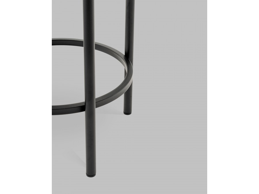 Стул барный Беккет букле темно-серый