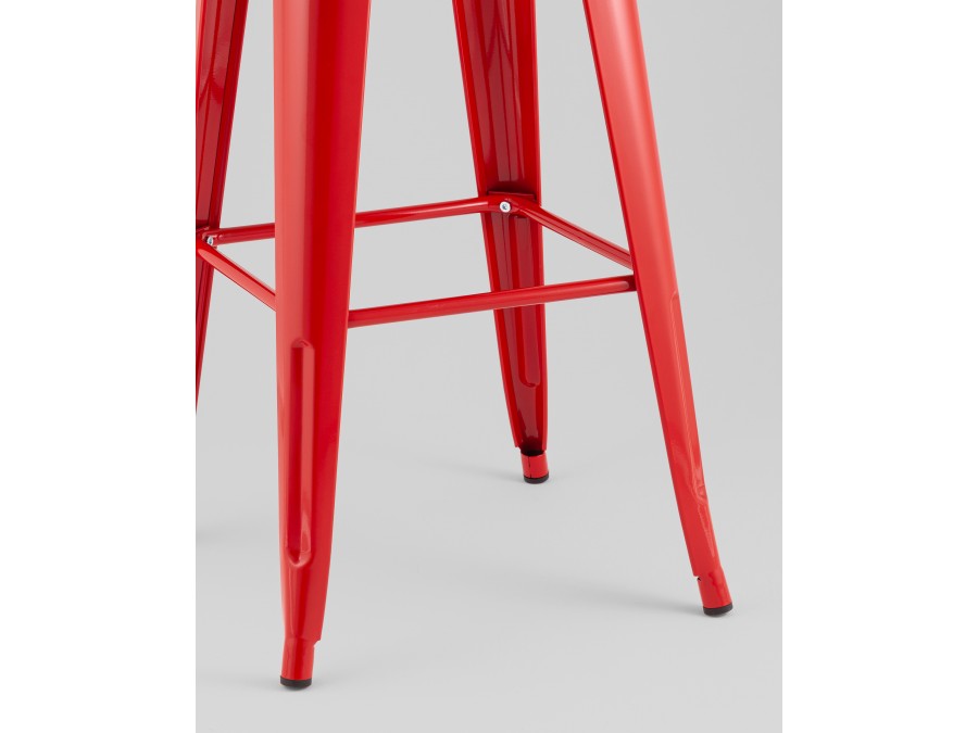 Стул барный TOLIX красный глянцевый KD