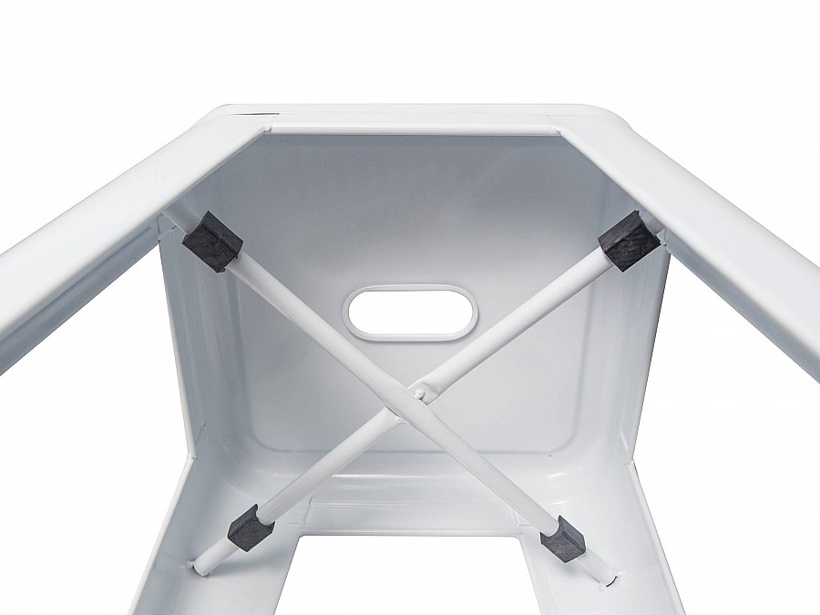 Стул барный TOLIX белый глянцевый