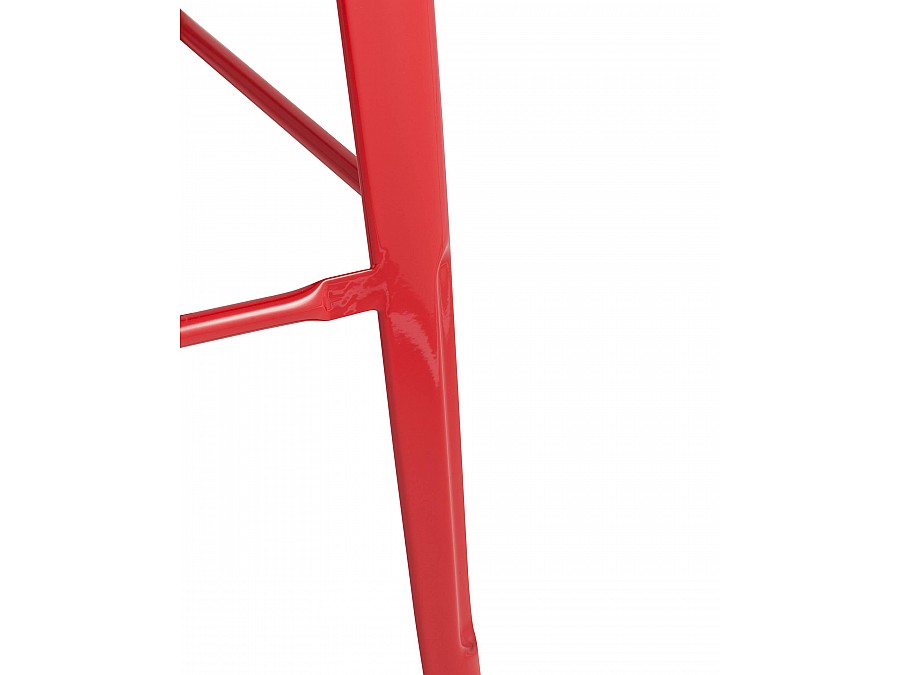 Стул барный TOLIX WOOD красный глянцевый