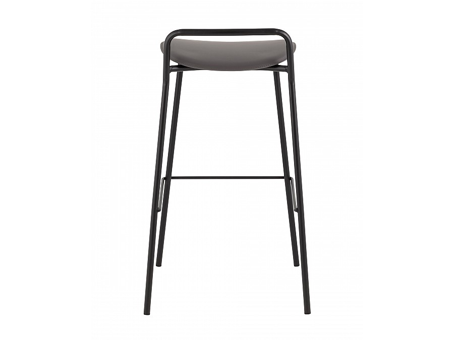 Стул барный Mantis экокожа темно-серый