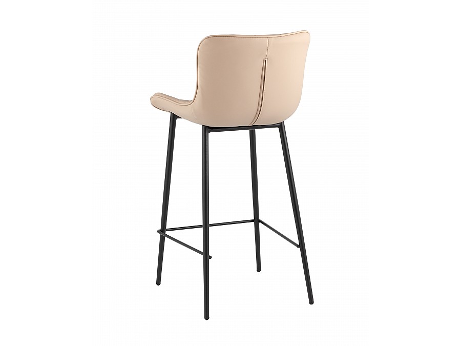 Стул барный Vault экокожа бежевый