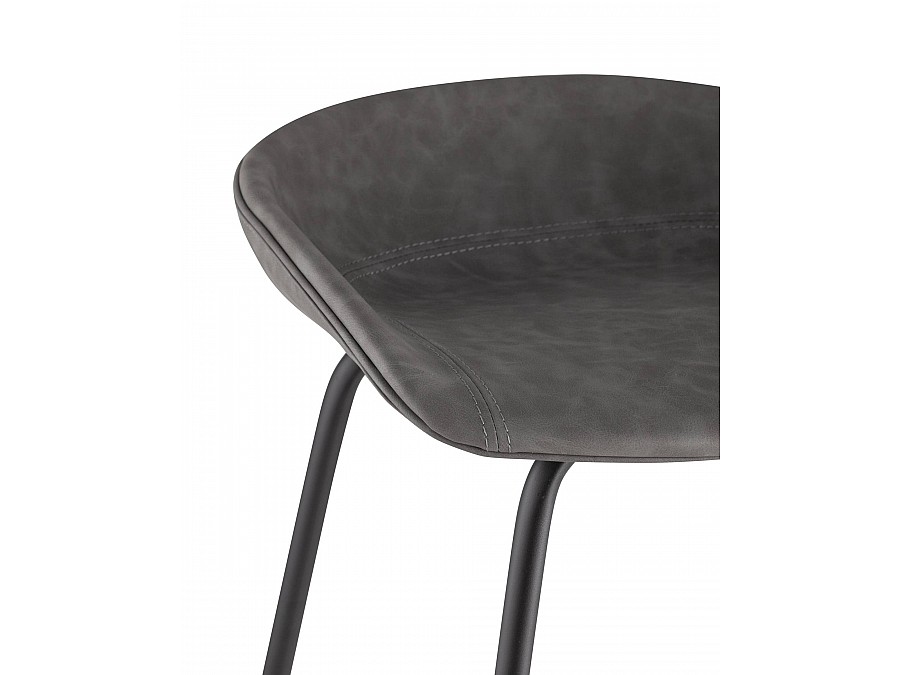 Стул барный Beetle Lite PU серый
