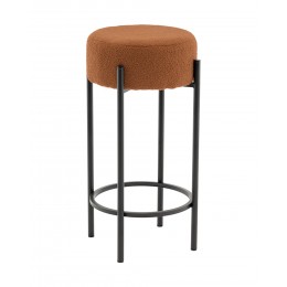 Стул барный Беккет букле терракотовый