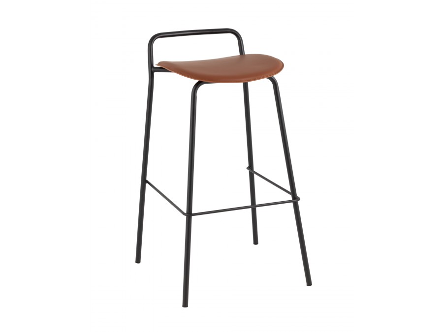 Стул барный Mantis экокожа коричневый