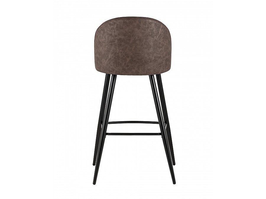 Стул барный Лион коричневая экокожа
