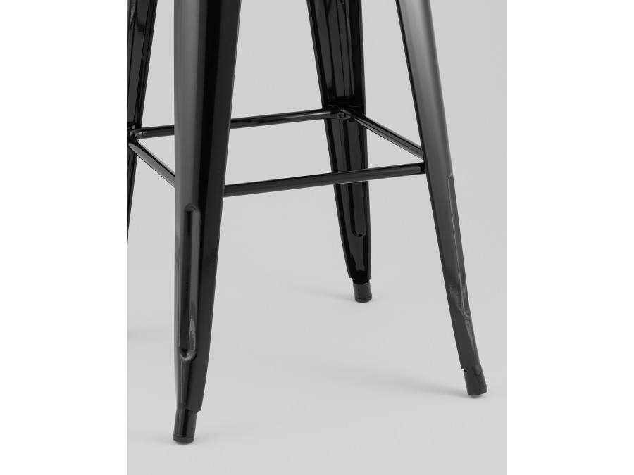 Стул барный TOLIX черный глянцевый KD