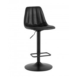 Стул барный Code экокожа чёрный