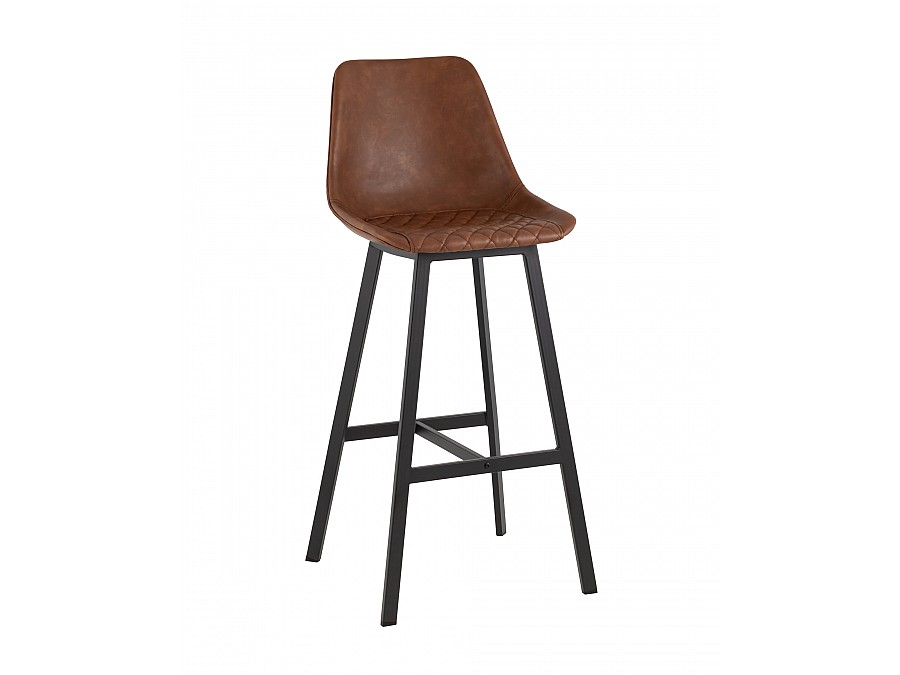 Стул барный TEXAS экокожа коричневый