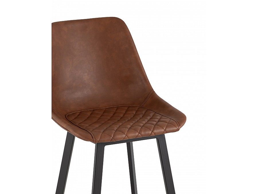 Стул барный TEXAS экокожа коричневый