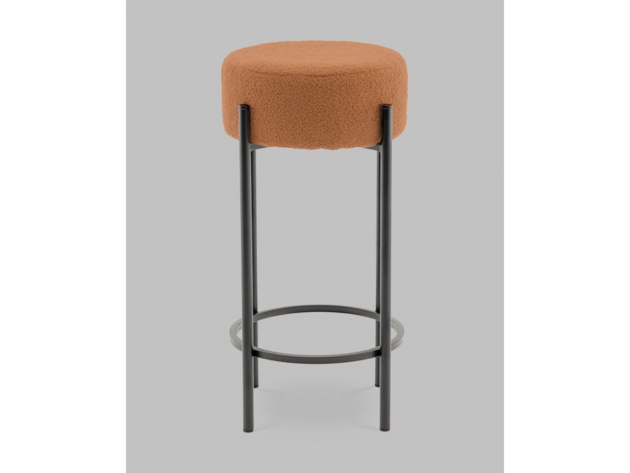 Стул барный Беккет букле терракотовый