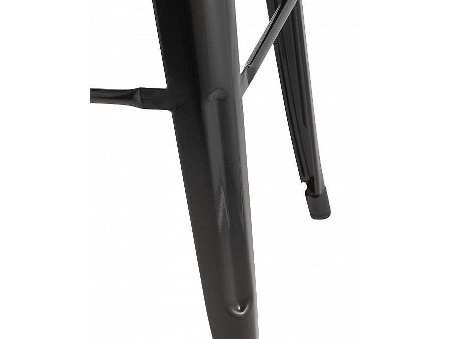 Стул барный TOLIX WOOD черный глянцевый