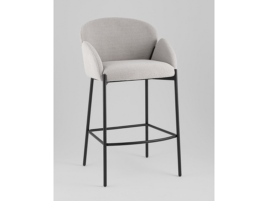 Стул барный Melia светло-серый