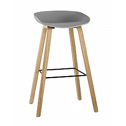 Стул барный LIBRA СЕРЫЙ