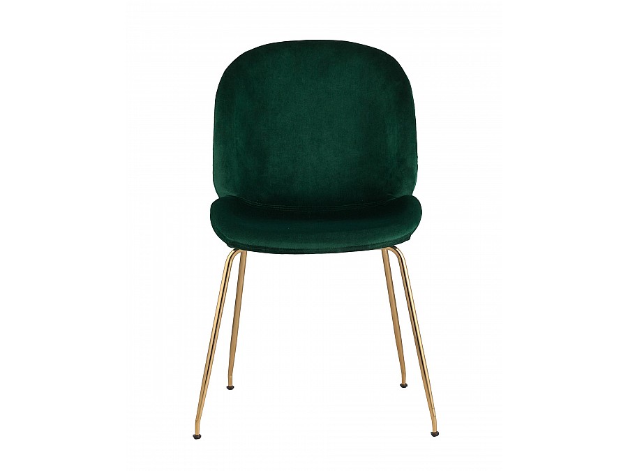 Стул барный Beetle со спинкой изумрудный