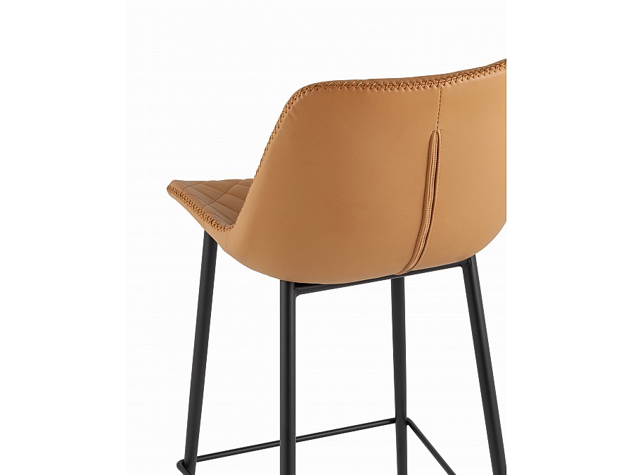 Стул барный Arch экокожа коричневый