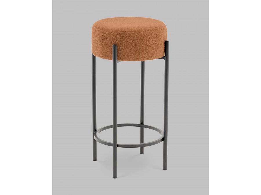 Стул барный Беккет букле терракотовый