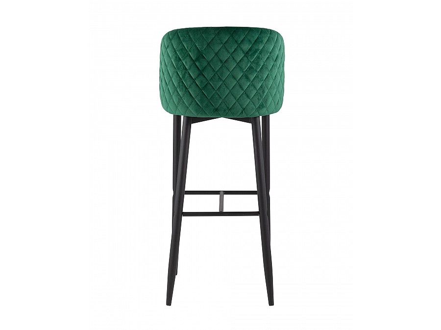 Стул барный Оскар велюр изумрудный