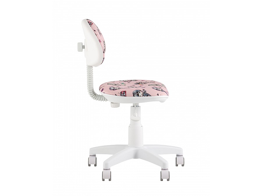 Кресло компьютерное детское УМКА Girls пластик белый