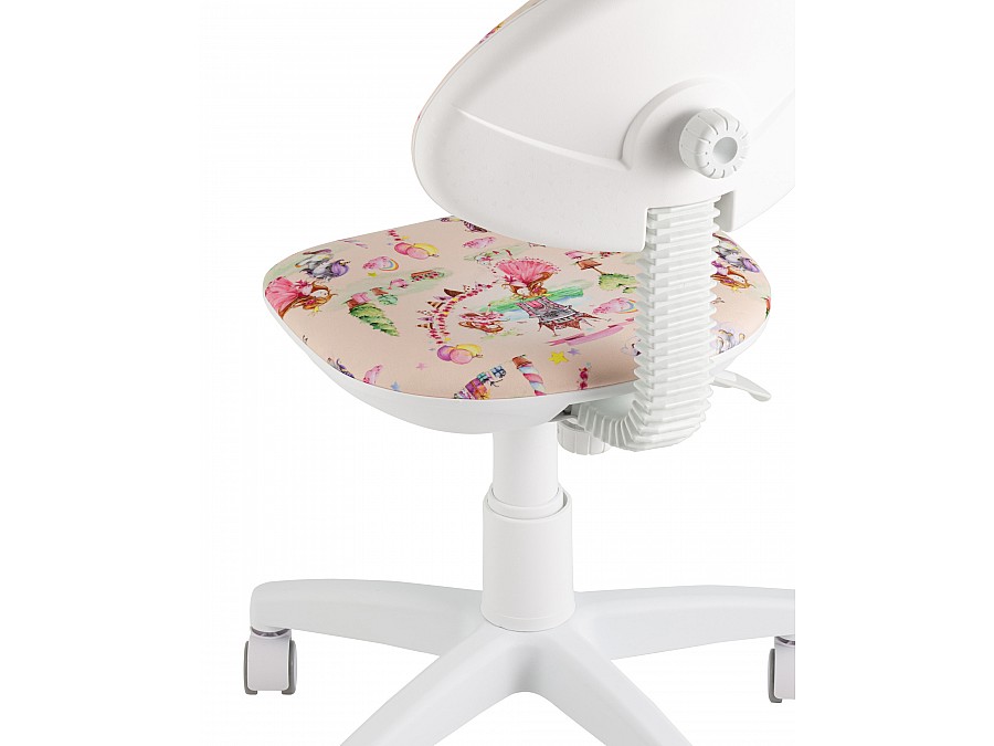 Кресло компьютерное детское УМКА Princesski пластик белый
