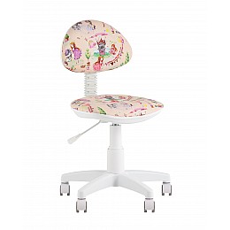 Кресло компьютерное детское УМКА Princesski пластик белый